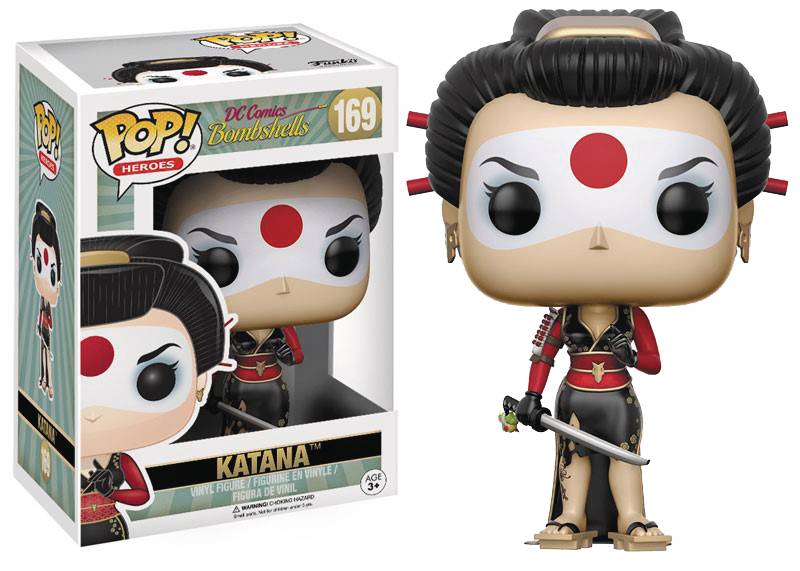 Pop DC Bombshells Katana Vinyl Figure