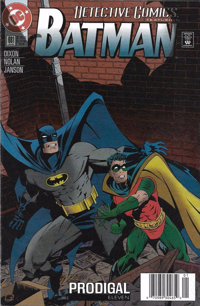 Detective Comics #681 [Newsstand]-Fine (5.5 – 7)