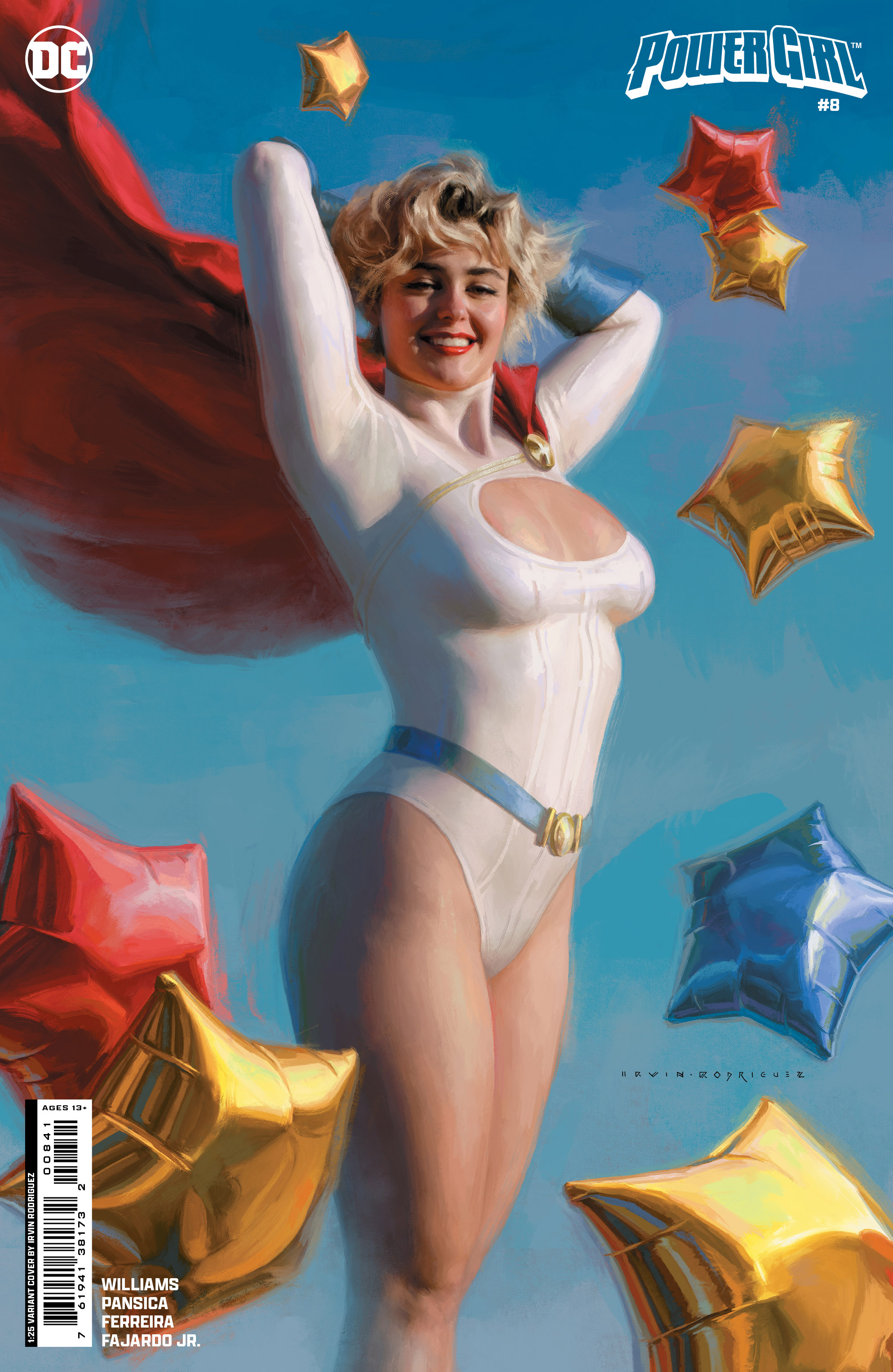 Power Girl #8 Cover D 1 for 25 Incentive Irvin Rodriguez Card Stock Variant (House of Brainiac)