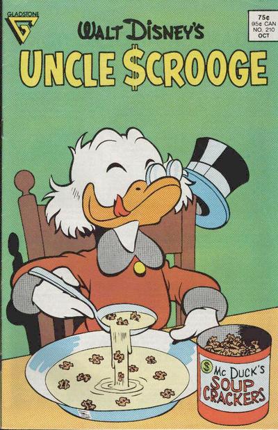 Walt Disney's Uncle Scrooge #210 [Direct]-Near Mint (9.2 - 9.8)