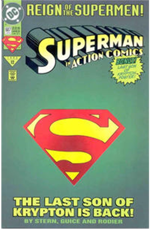 Action Comics #687 [Diecut Edition] - Vf