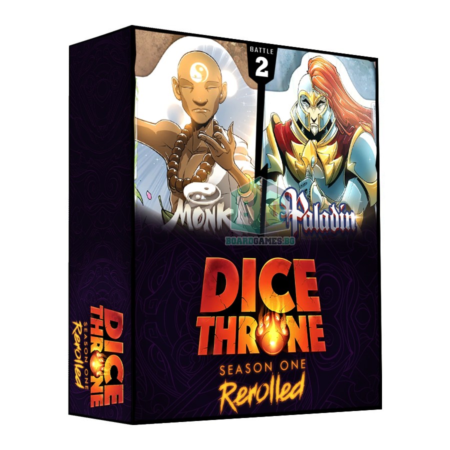 Dice Throne Season 1 Rerolled - Battle 2 - Monk Vs Paladin