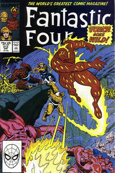 Fantastic Four #313 [Direct] - Fn/Vf