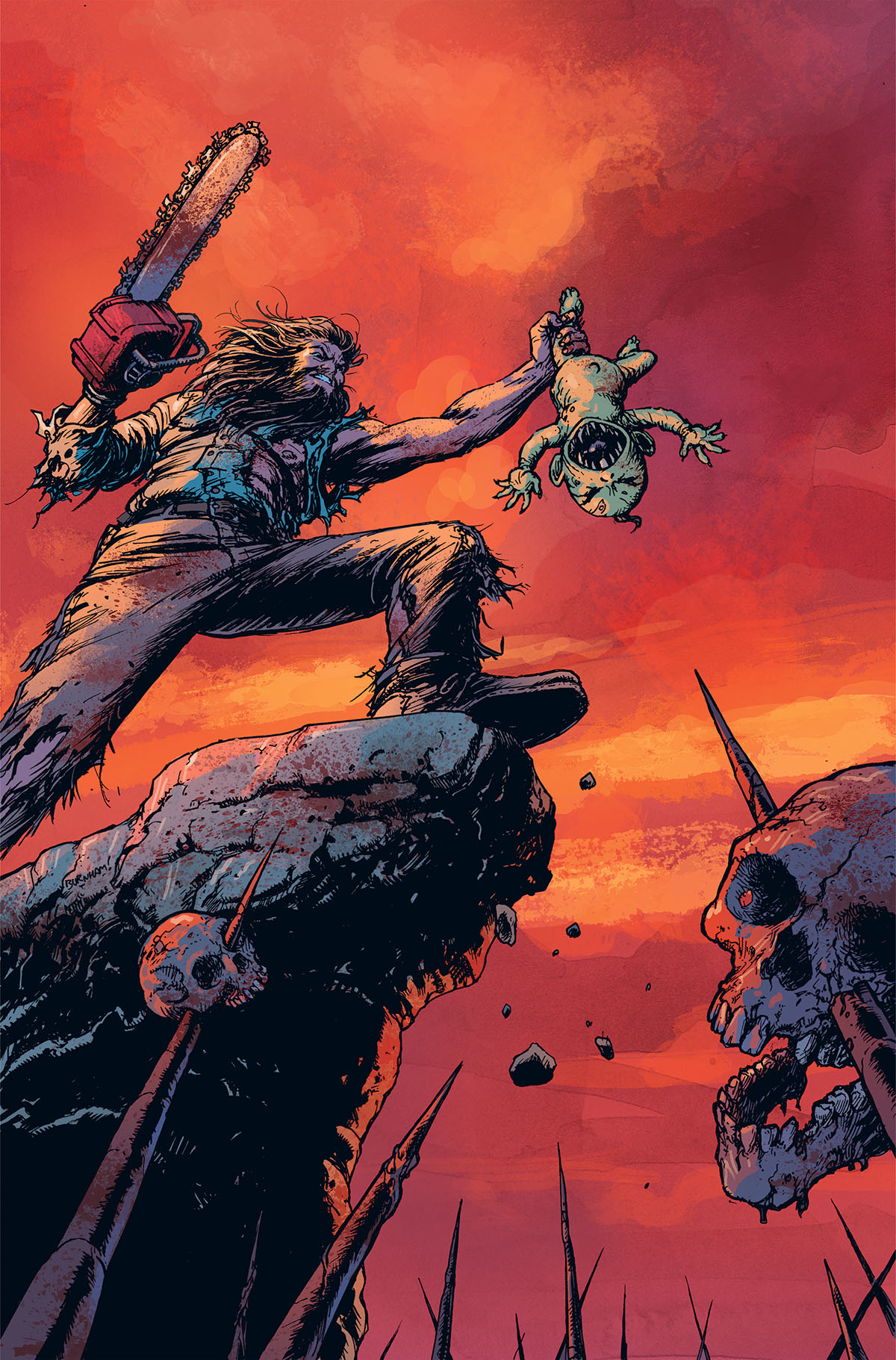 Army of Darkness Forever #7 Cover E 1 for 10 Incentive Burnham Virgin