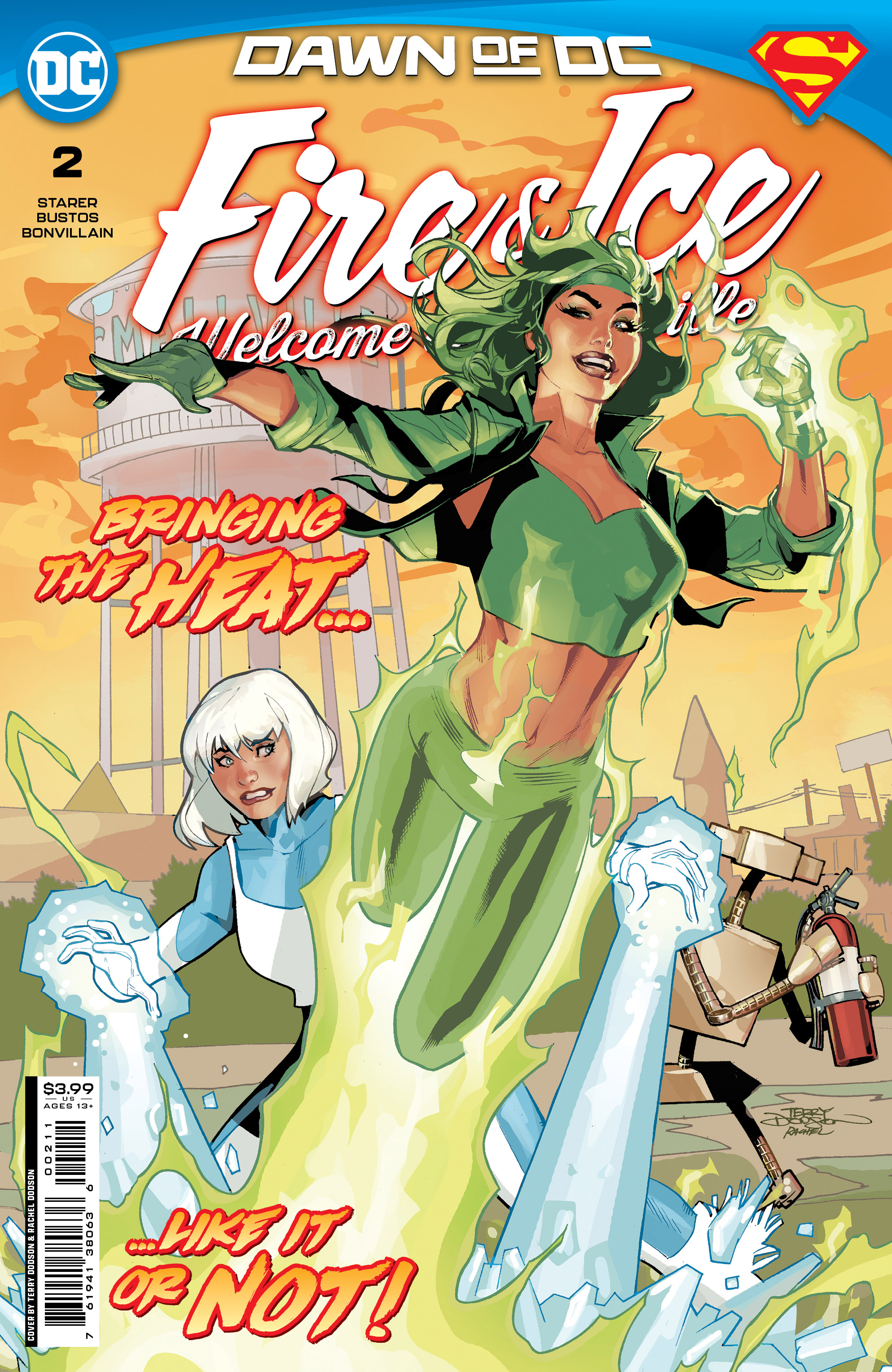 Fire & Ice Welcome To Smallville #2 Cover A Terry Dodson (Of 6)