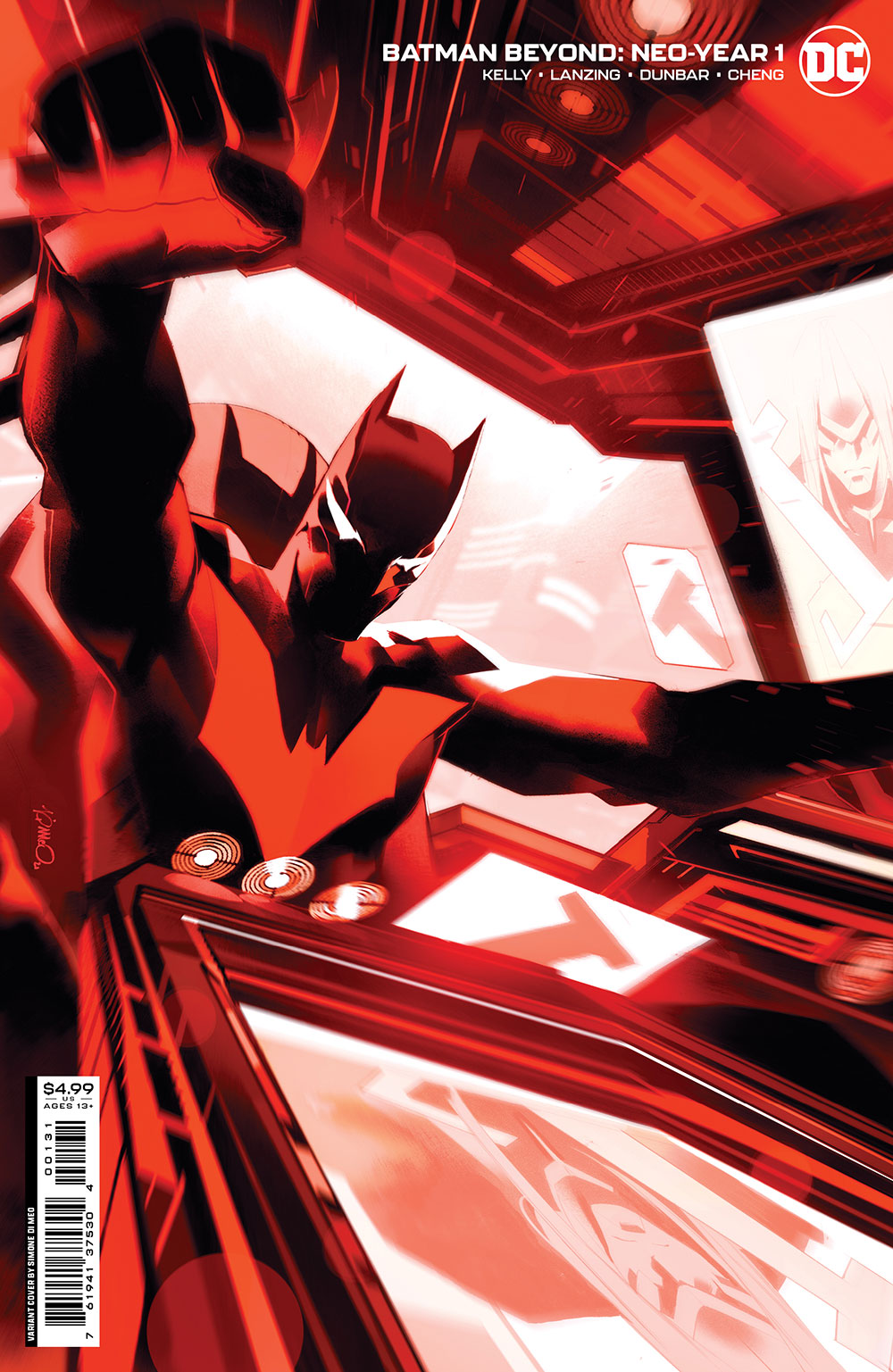 Batman Beyond Neo-Year #1 Cover C 1 For 25 Incentive Simone Di Meo Card Stock Variant (Of 6)