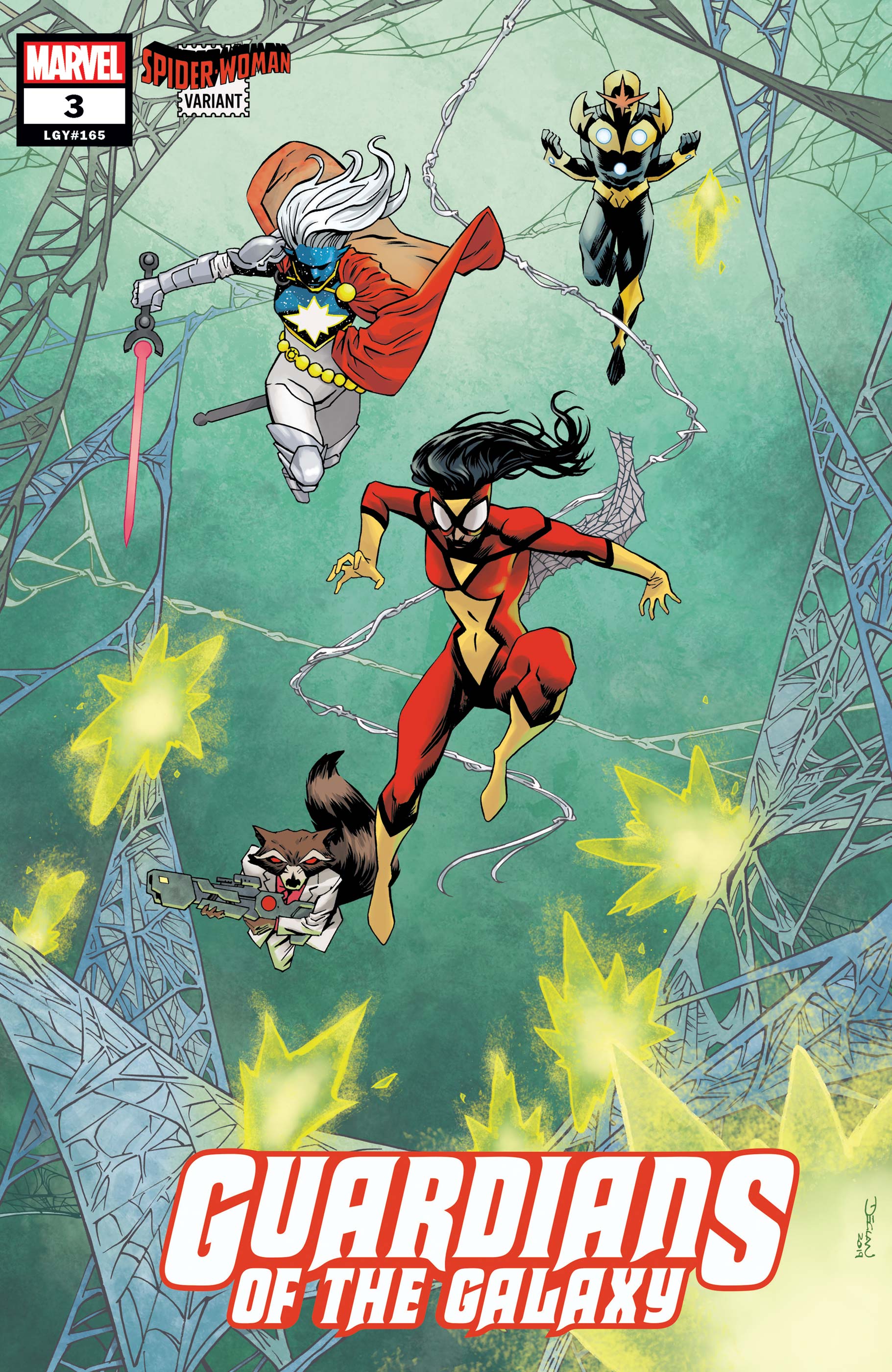 Guardians of the Galaxy #3 Shalvey Spider-Woman Variant (2020)