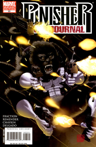 Punisher War Journal #23 (2006) Monkey Variant
