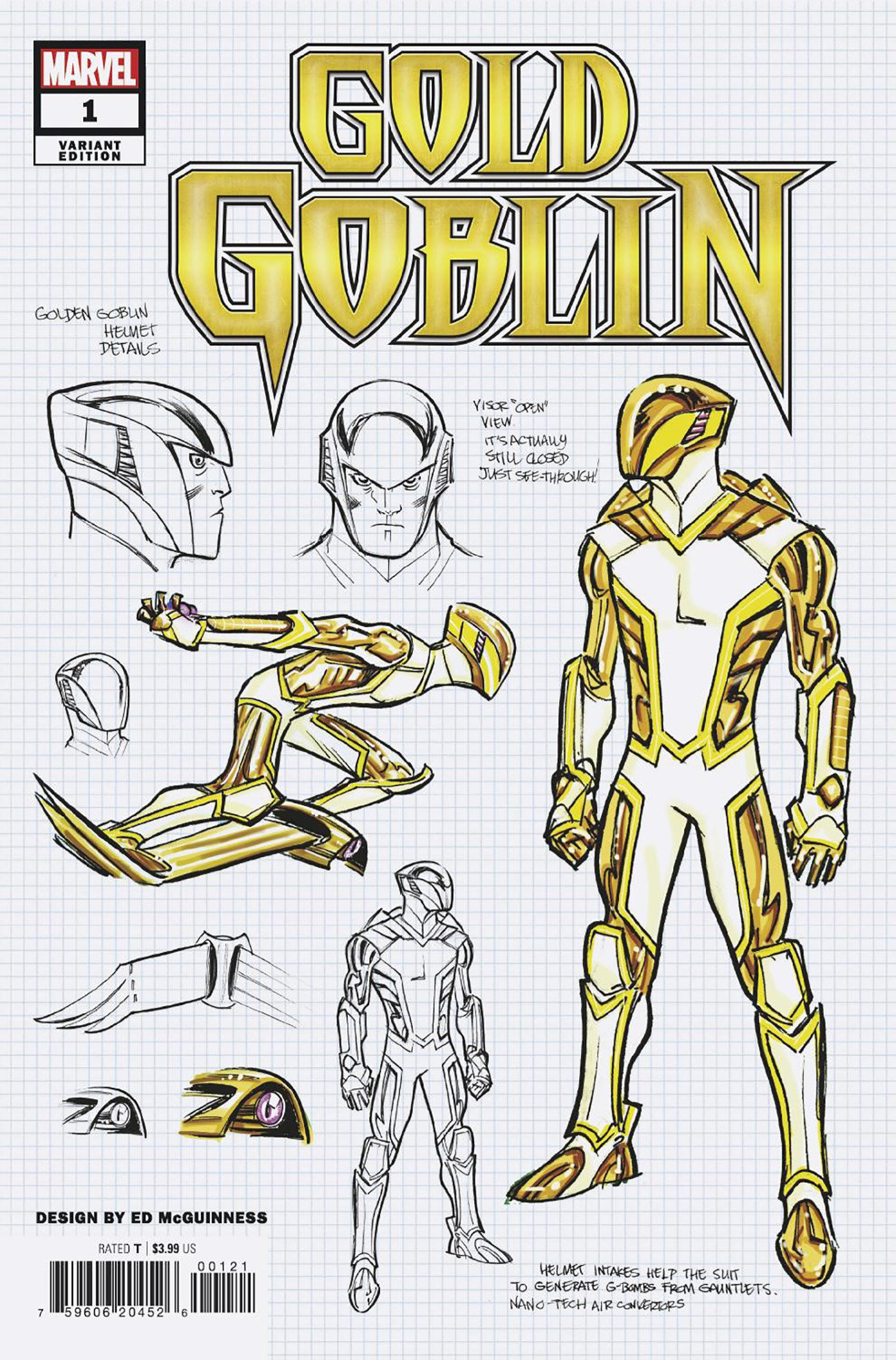 Gold Goblin #1 1 for 25 Incentive Mcguinness Design Variant (Of 5)