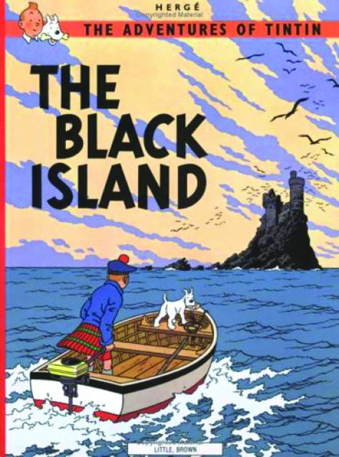 Adventures of Tintin the Black Island Graphic Novel
