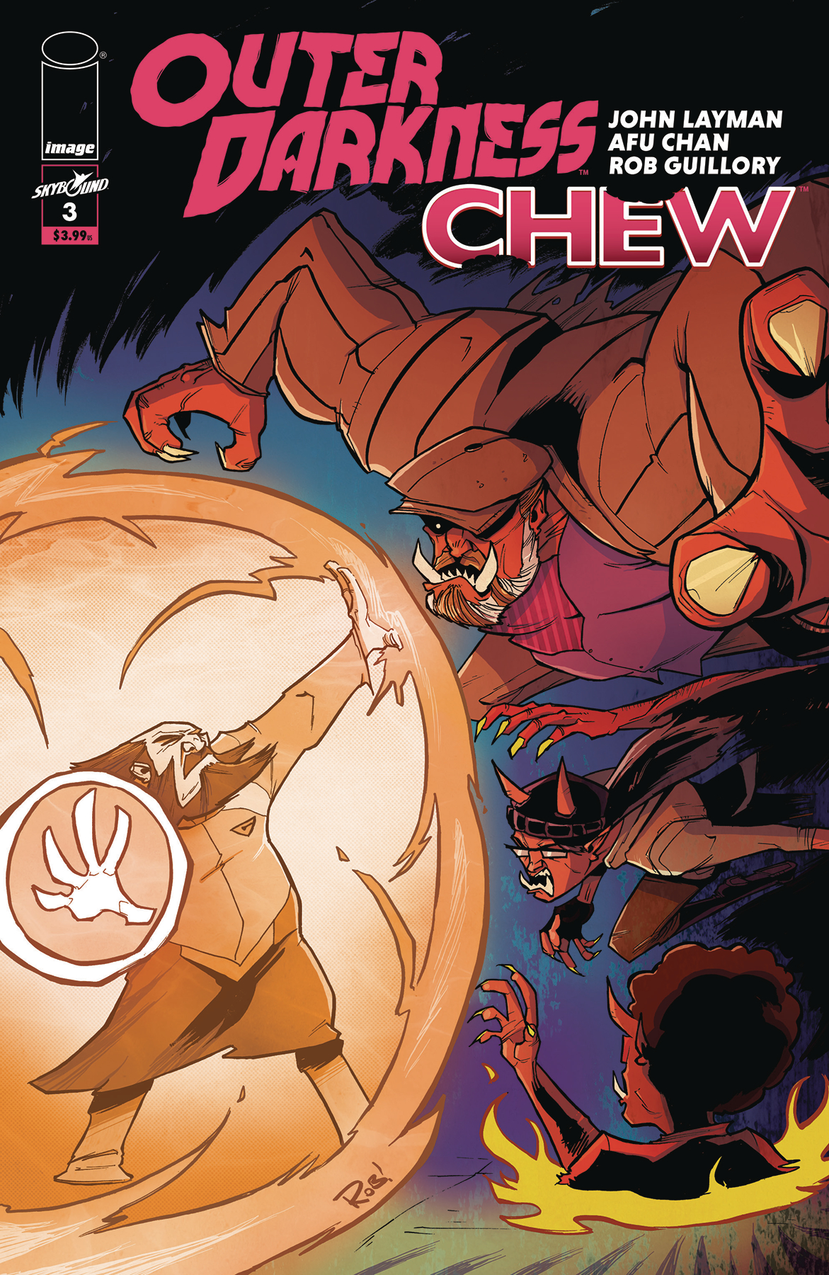 Outer Darkness Chew #3 Cover B Guillory (Mature) (Of 3)