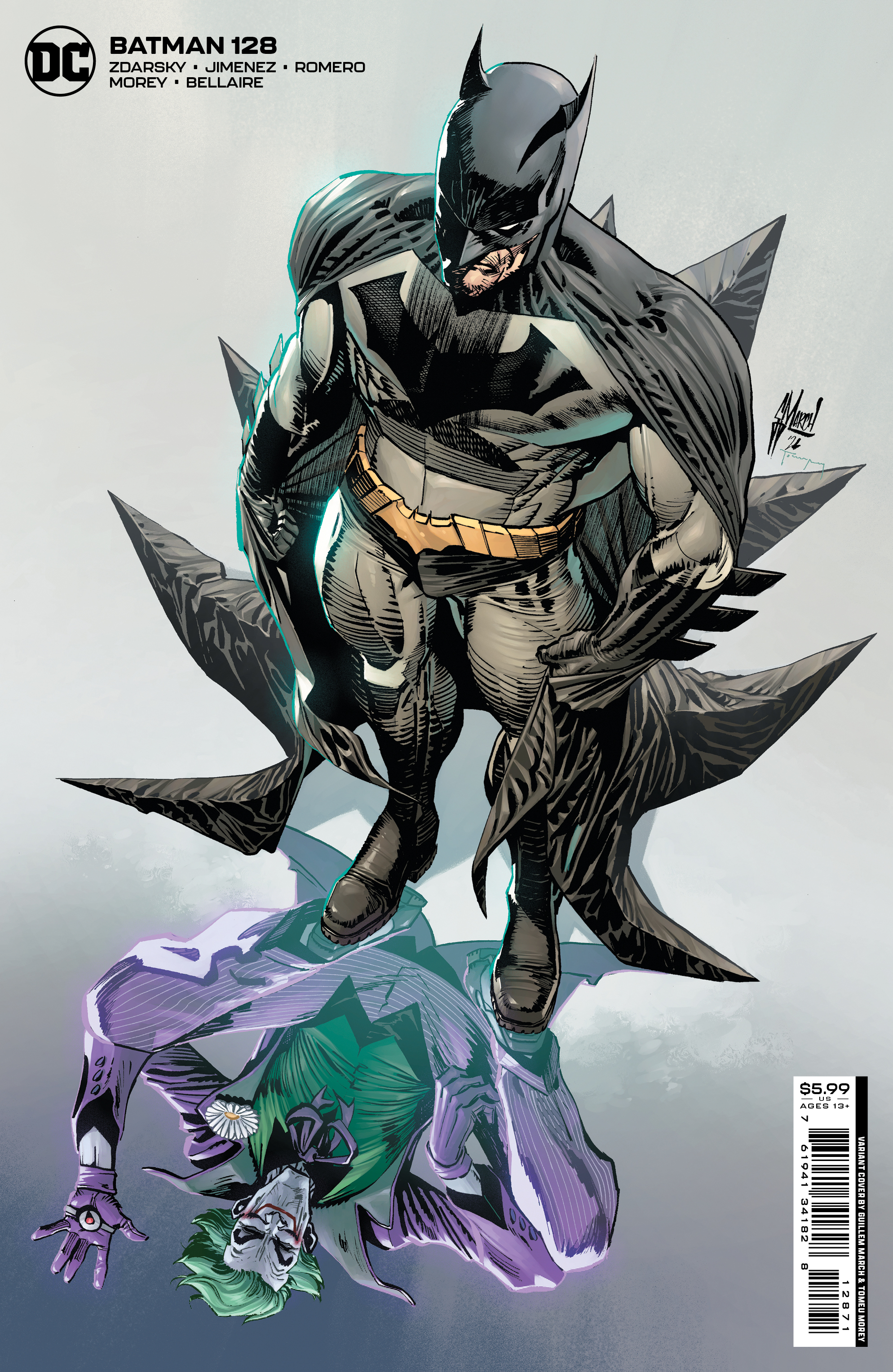 Batman #128 Cover F Guillem March Card Stock Variant (2016)