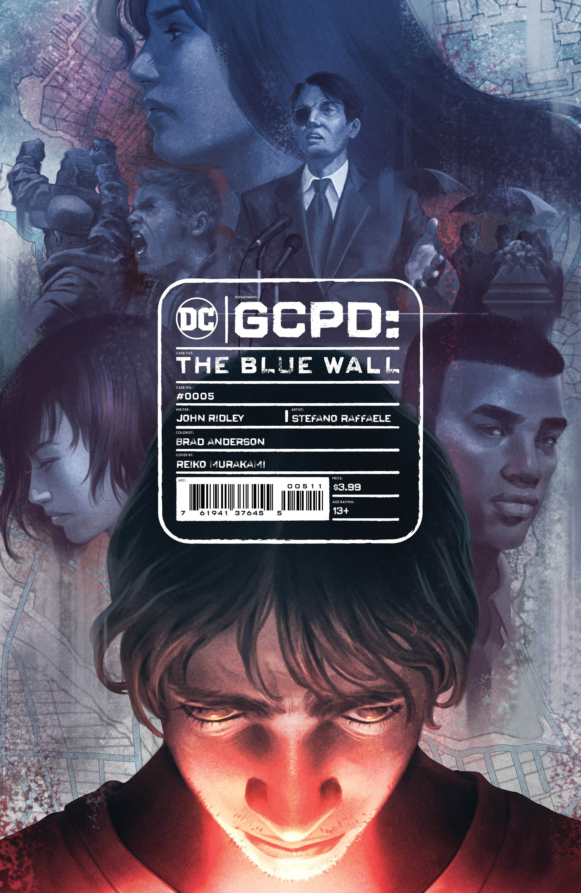G.C.P.D. The Blue Wall #5 Cover A Reiko Murakami (Of 6)