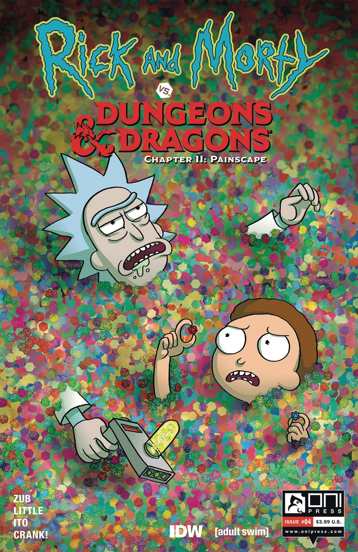 Rick and Morty Vs Dungeons & Dragons II Painscape #4 Cover B Wells