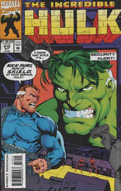 The Incredible Hulk #410 [Direct Edition]-Very Fine (7.5 – 9)