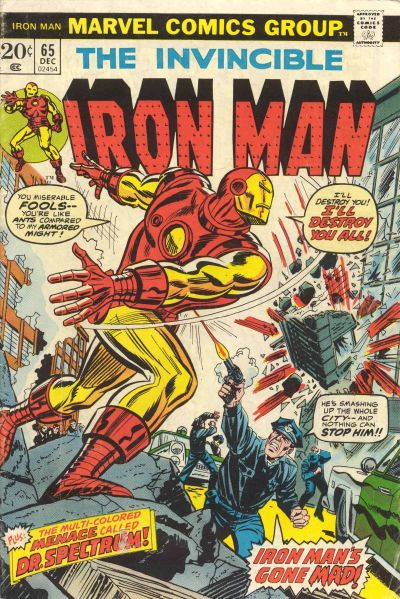 Iron Man #65-Fair (1.0 - 1.5) [Cover Tear]