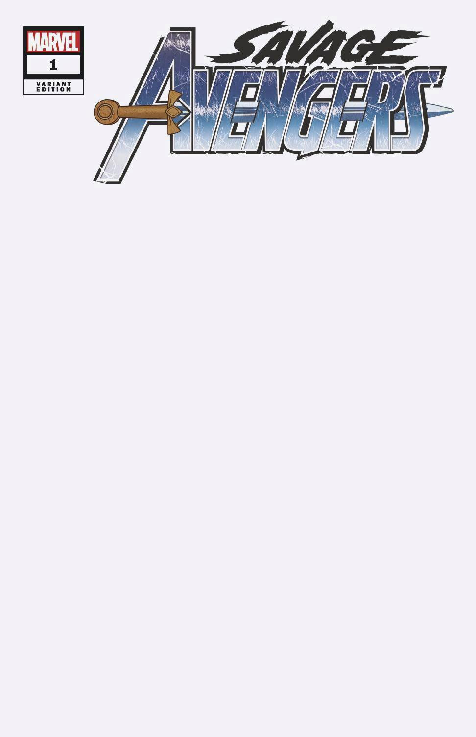 Savage Avengers #1 Blank Variant (2019)
