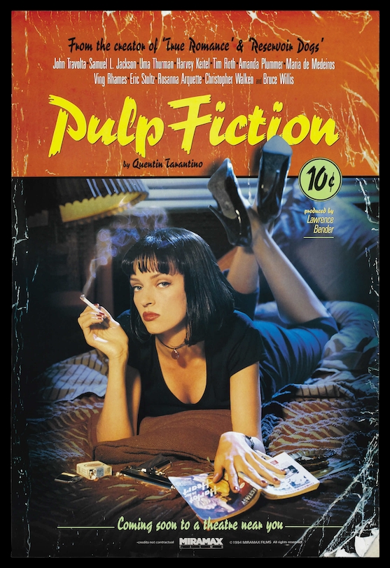 Pulp Fiction Luck Strikes Poster