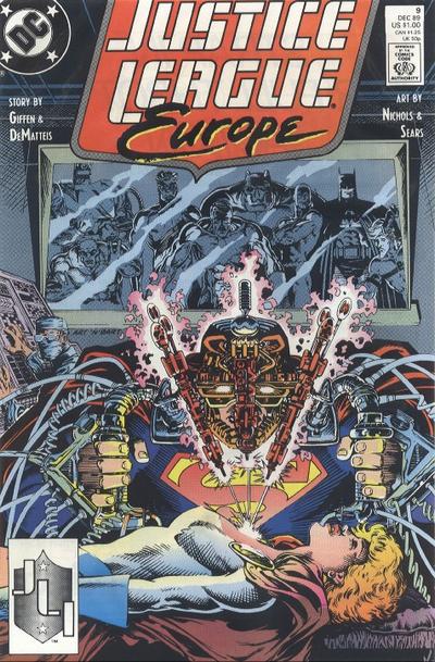 Justice League Europe #9 [Direct]-Fine (5.5 – 7)