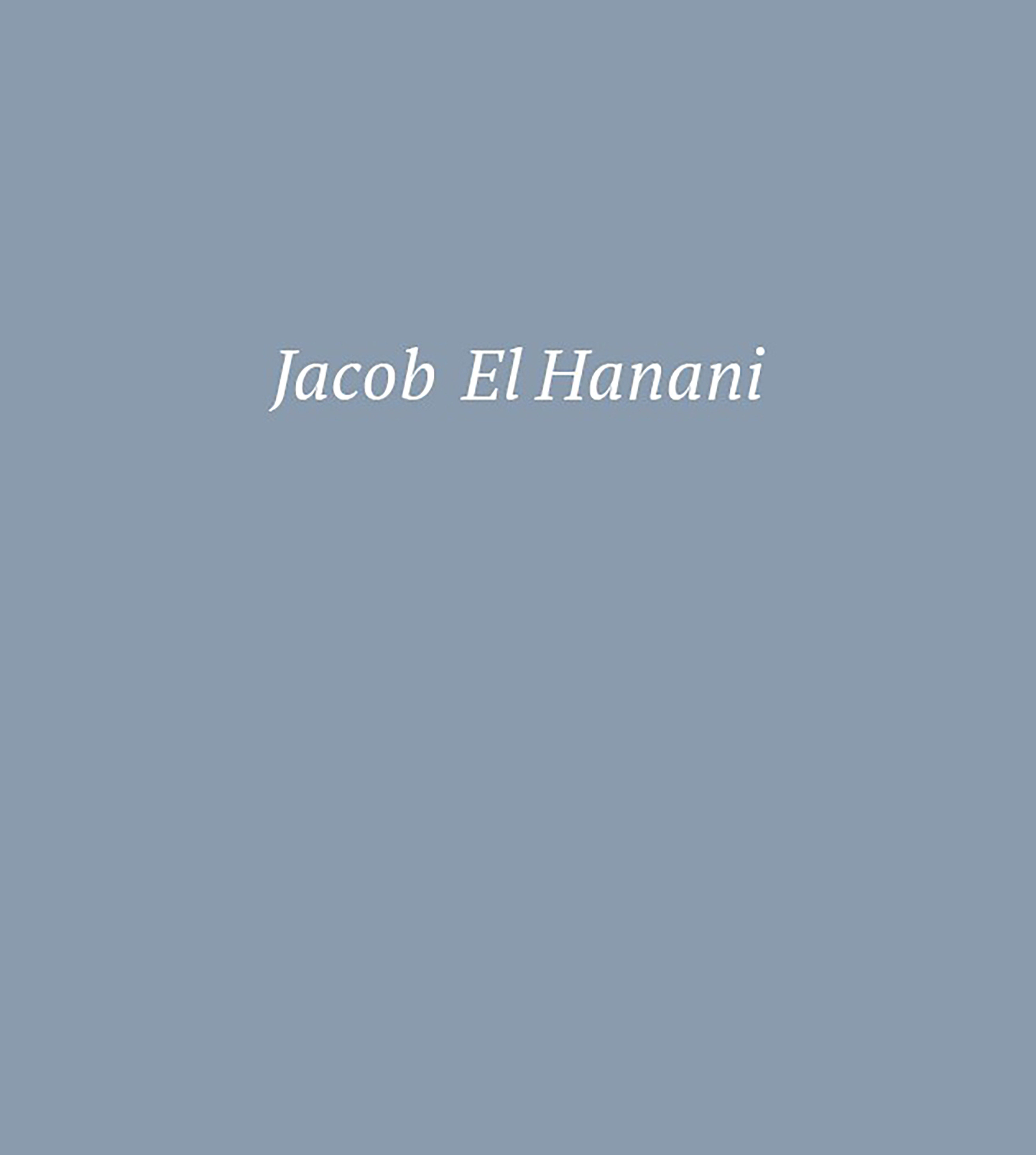 Jacob El Hanani (Hardcover Book)