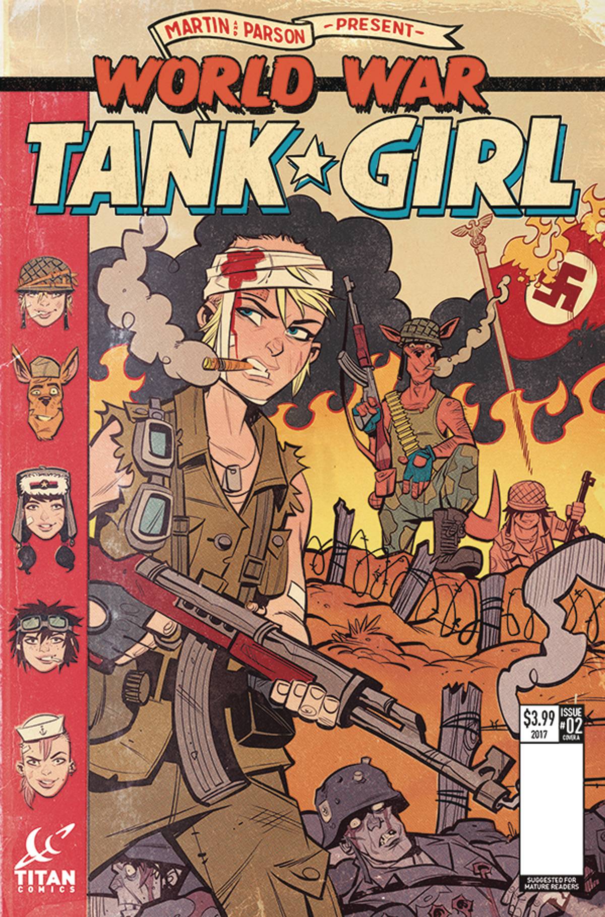 Tank Girl World War Tank Girl #2 Cover A Parson