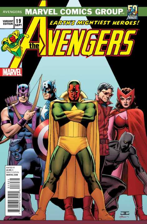 Avengers #19 (Cassaday 70's Variant) (2012)