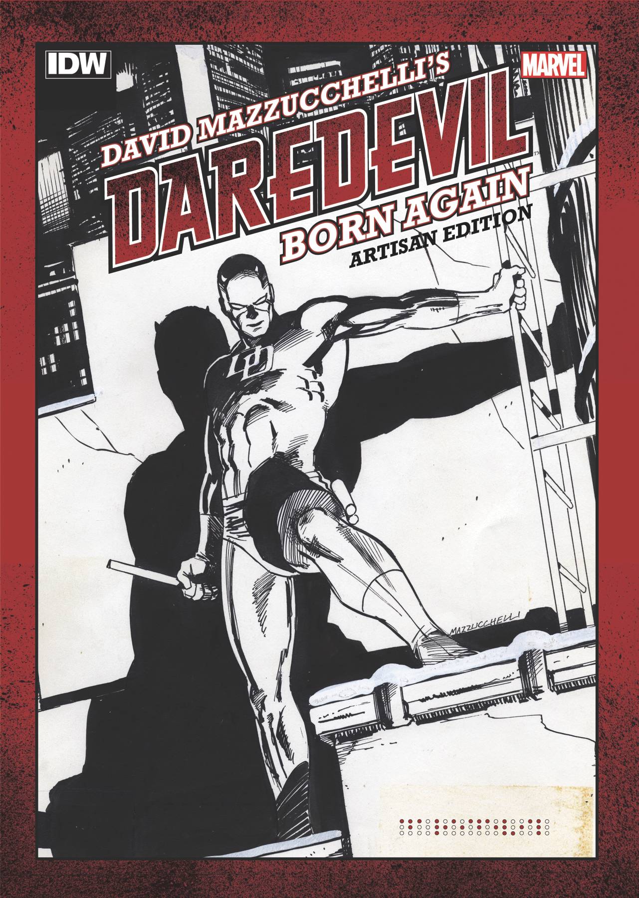 Artisan Edition Graphic Novel Volume 1 David Mazzuchelli's Daredevil Born Again