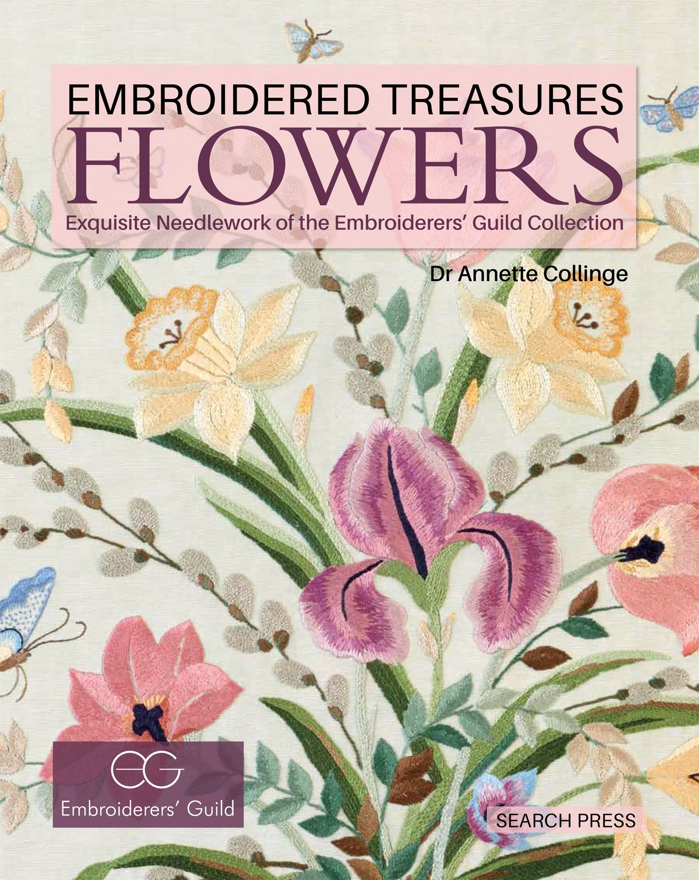 Embroidered Treasures: Flowers (Hardcover Book)