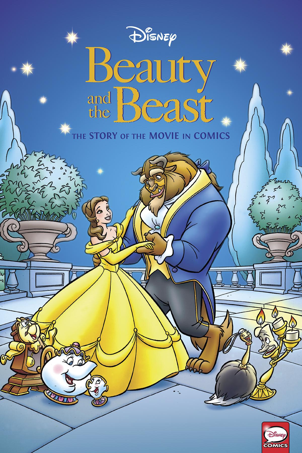 Disney Beauty & Beast Story of Movie In Comics Hardcover