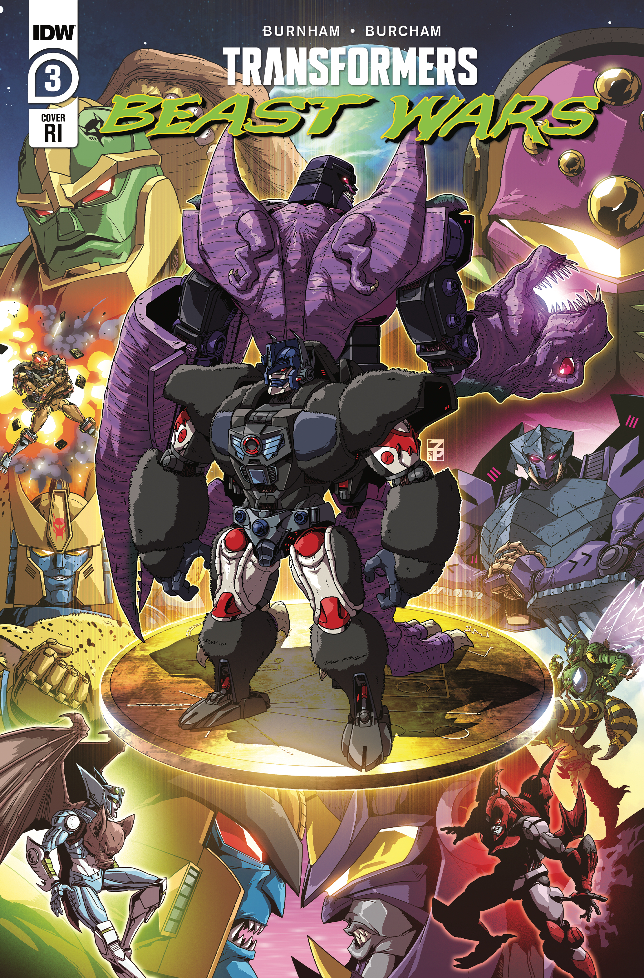 Transformers Beast Wars #3 1 for 10 Josh Perez Incentive