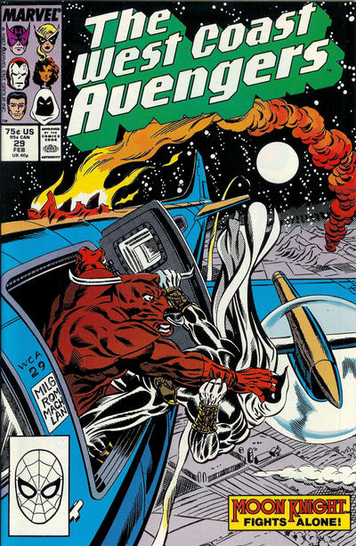 West Coast Avengers #29 [Direct]-Fine (5.5 – 7)