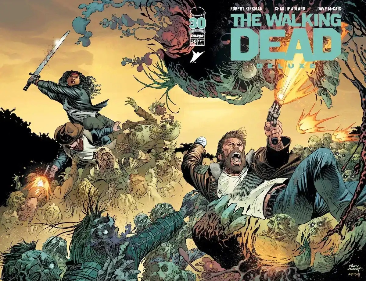 Walking Dead Deluxe #50 Cover G Wraparound Kubert & Anderson