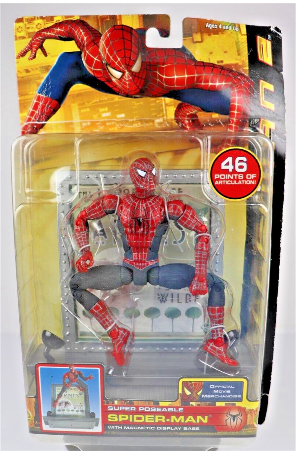 Toy Biz 2004 Marvel's Spider-Man 2 Super Poseable Spider-Man Figure