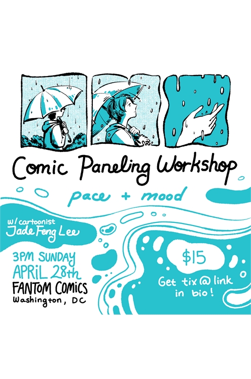 Comic Paneling Workshop W/ Jade Feng Lee - 4/28/24