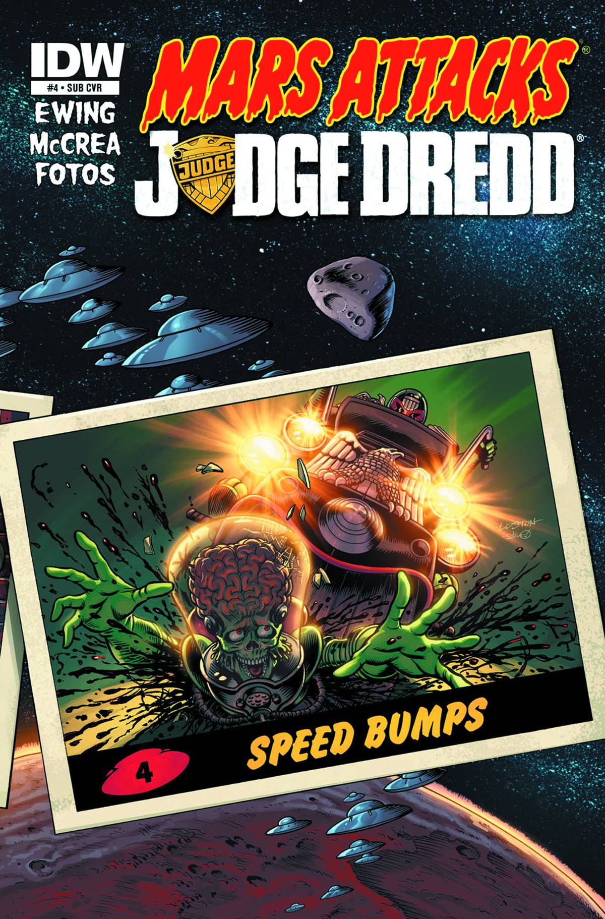 Mars Attacks Judge Dredd #4 Subscription Variant