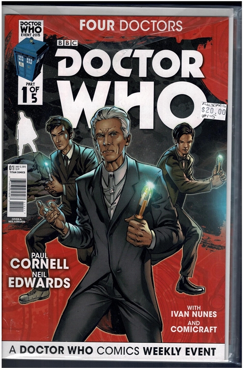 Doctor Who #1-5 Comic Pack Full Series!