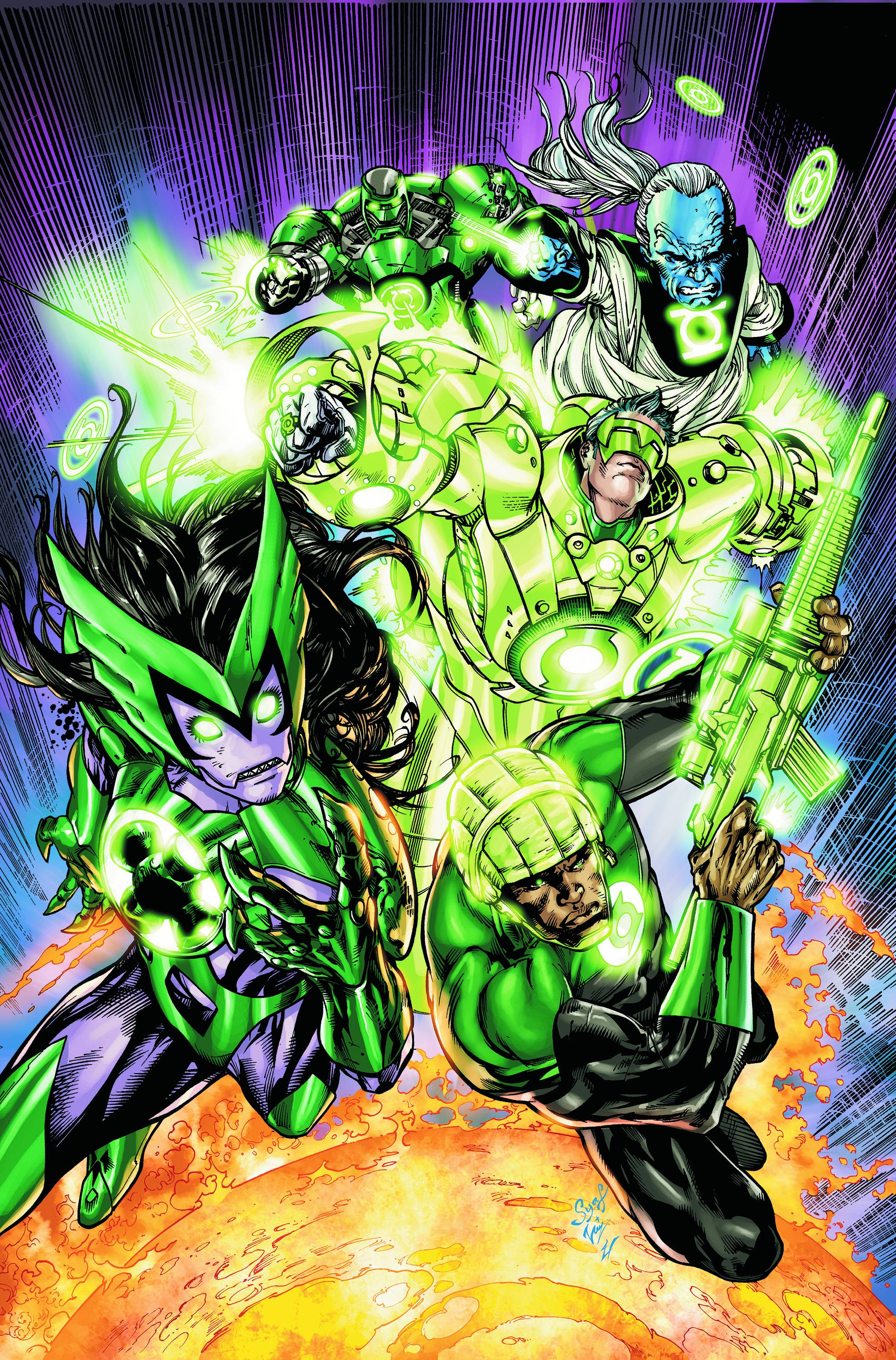 Green Lantern Corps Revolt of Alpha Lanterns Hardcover