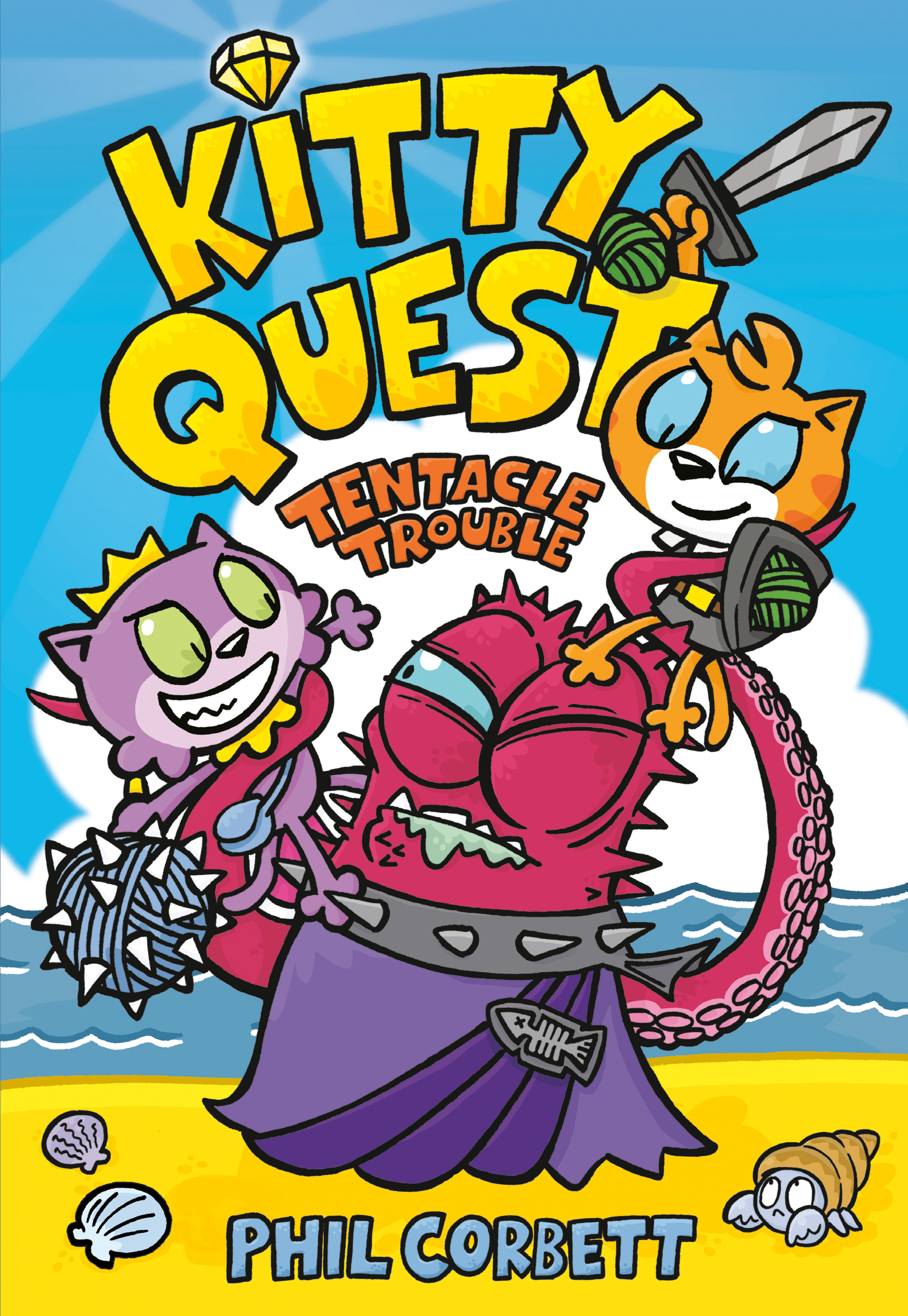 Kitty Quest Tentacle Trouble Graphic Novel