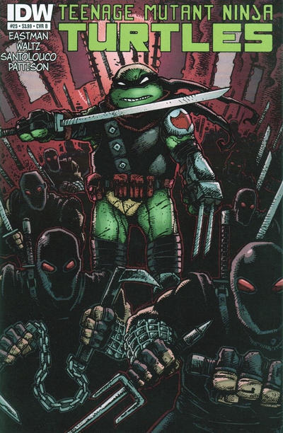 Teenage Mutant Ninja Turtles #25 [Cover B - Kevin Eastman Variant] - Fn/Vf