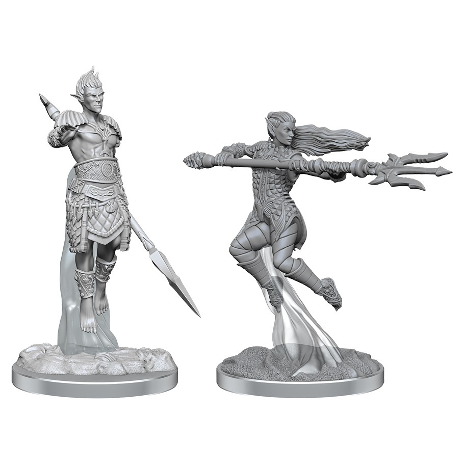 Dungeons & Dragons Nolzurs Marvelous Minis Sea Elf Fighters