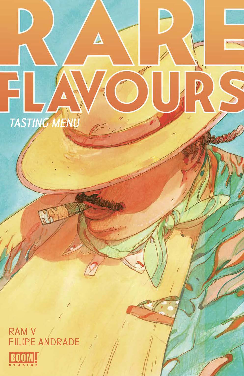 Rare Flavours #1 Tasting Menu Ashcan Cover A Andrade