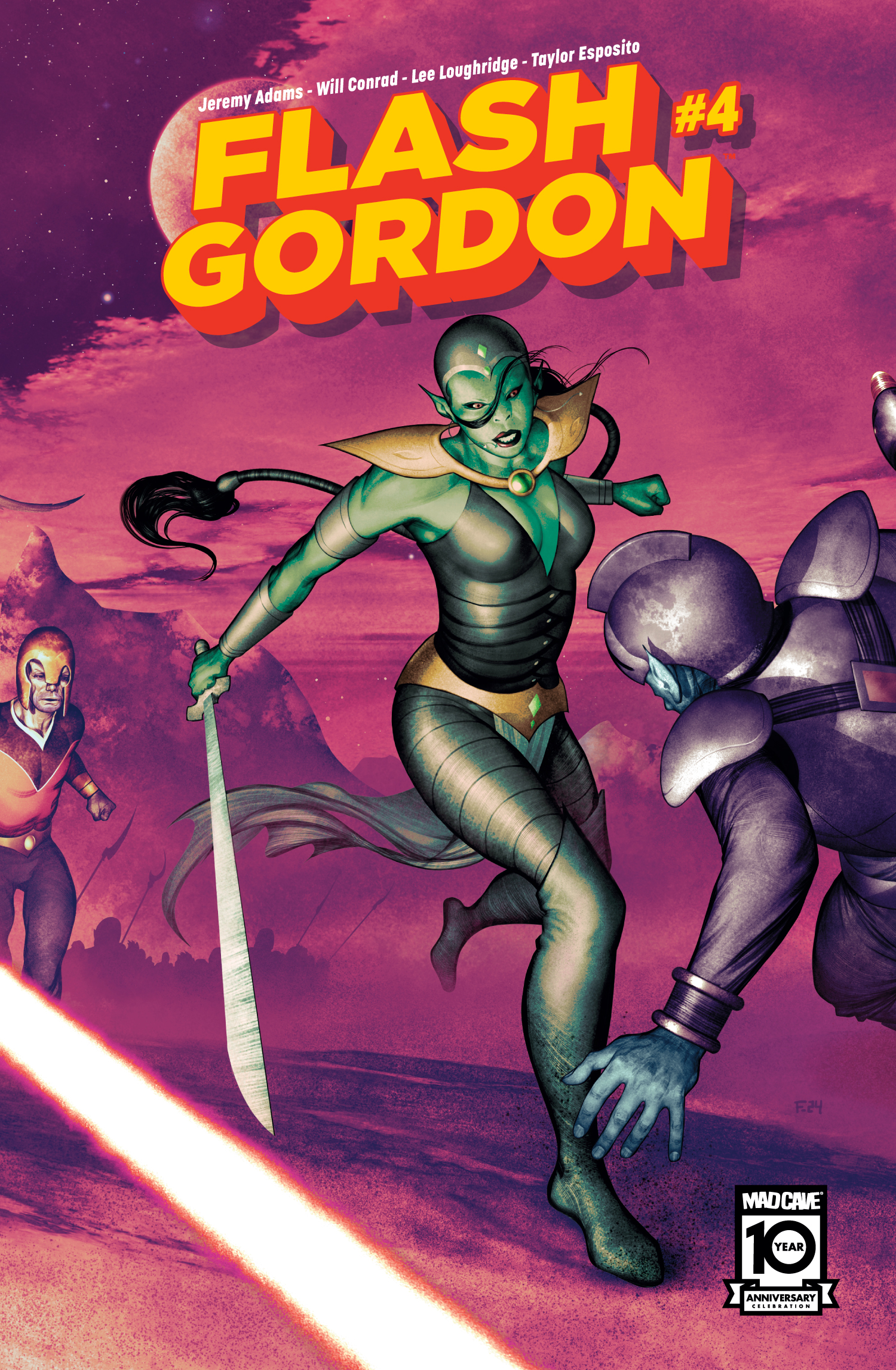 Flash Gordon #4 Cover B Frazer Irving Connecting Cover Variant