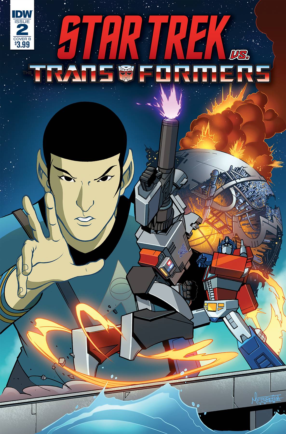 Star Trek Vs Transformers #2 Cover A Murphy (Of 4)