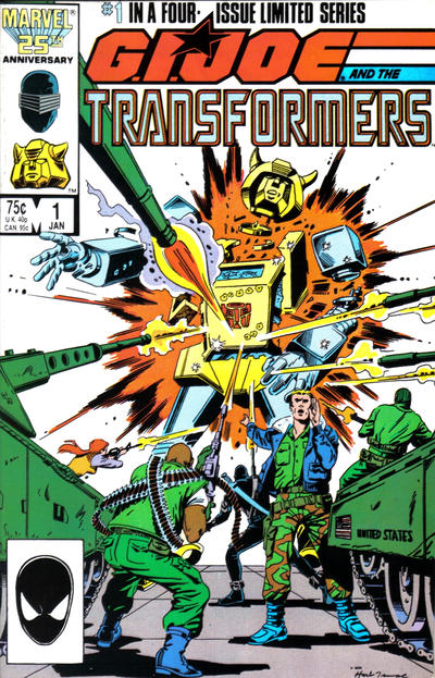 G.I. Joe And The Transformers #1 [Direct](1987)-Very Fine (7.5 – 9)