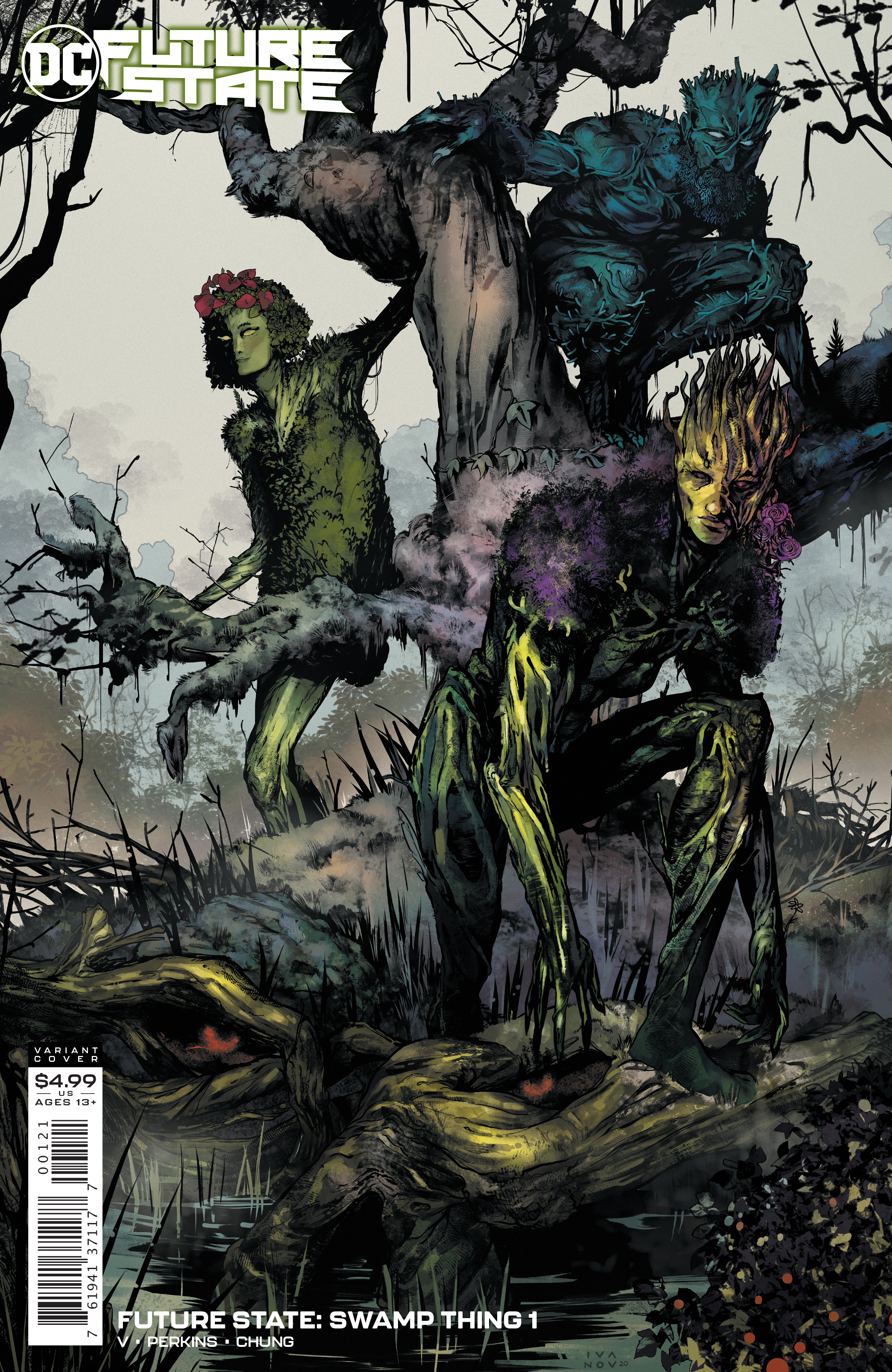 Future State Swamp Thing #1 Cover B Dima Ivanov Card Stock Variant (Of 2)