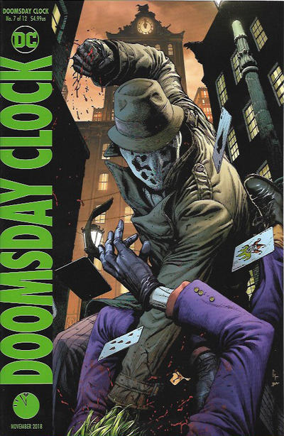 Doomsday Clock #7 [Gary Frank "Rorschach" Cover]-Near Mint (9.2 - 9.8)