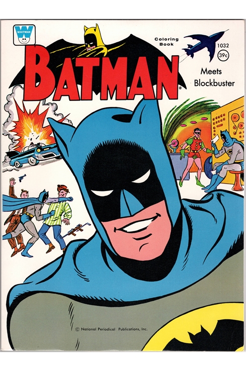Batman Meets Blockbuster Coloring Book