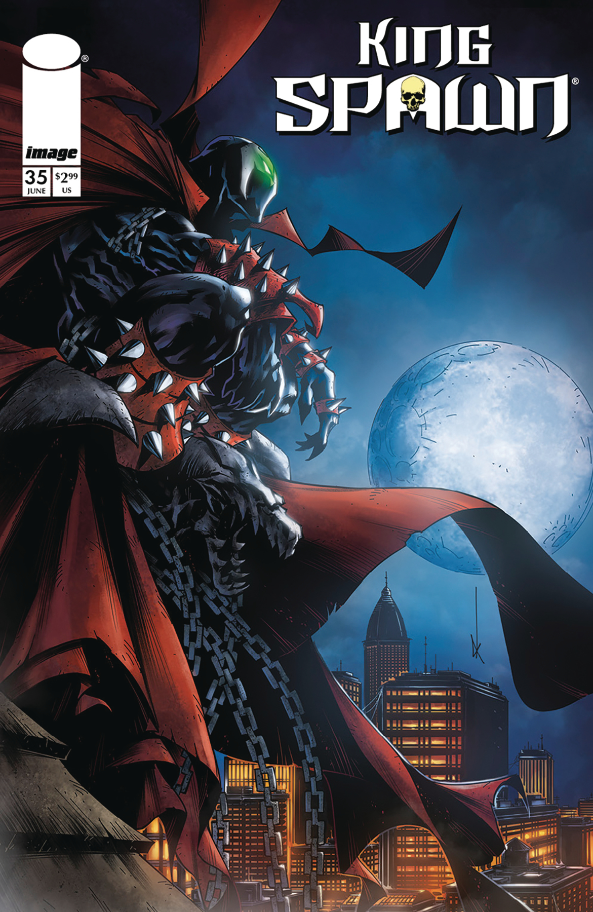 King Spawn #35 Cover A Kevin Keane