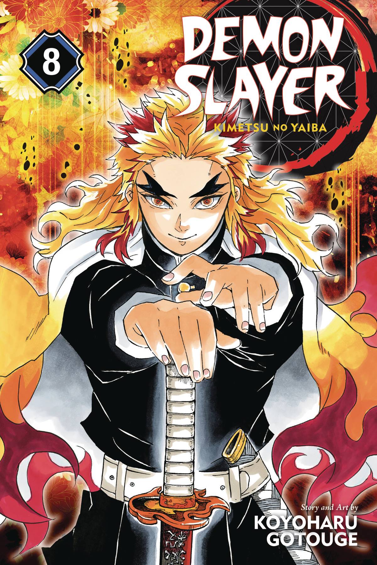 Demon Slayer Kimetsu No Yaiba Manga Volume 8