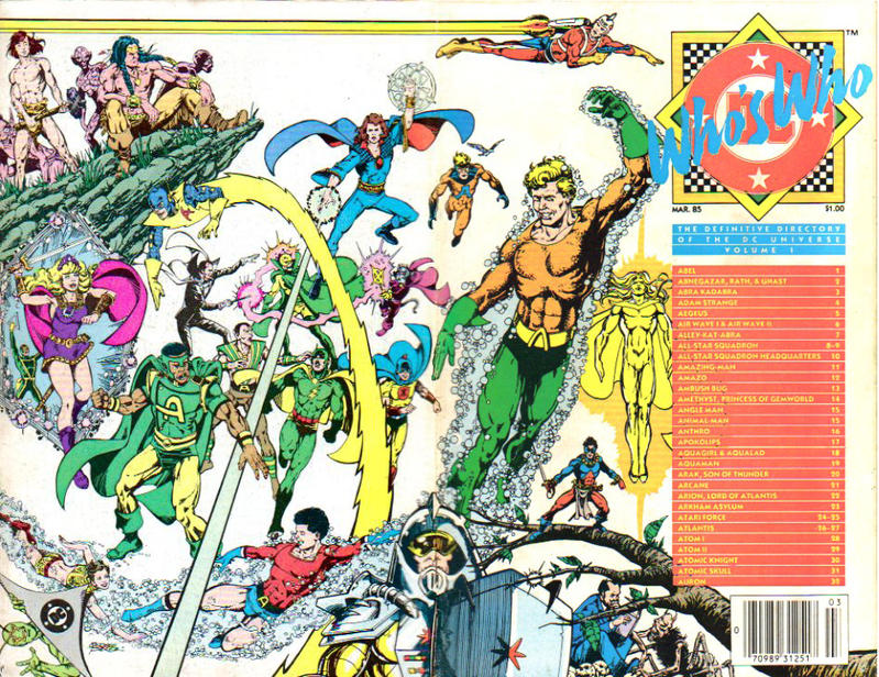 Who's Who: The Definitive Directory of The DC Universe #1 [Newsstand]-Fine